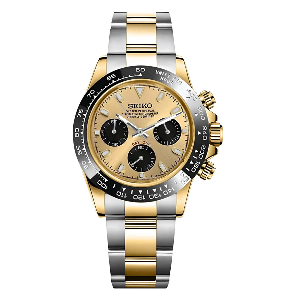 Seiko Daytona Mod – Two-Tone Gold
