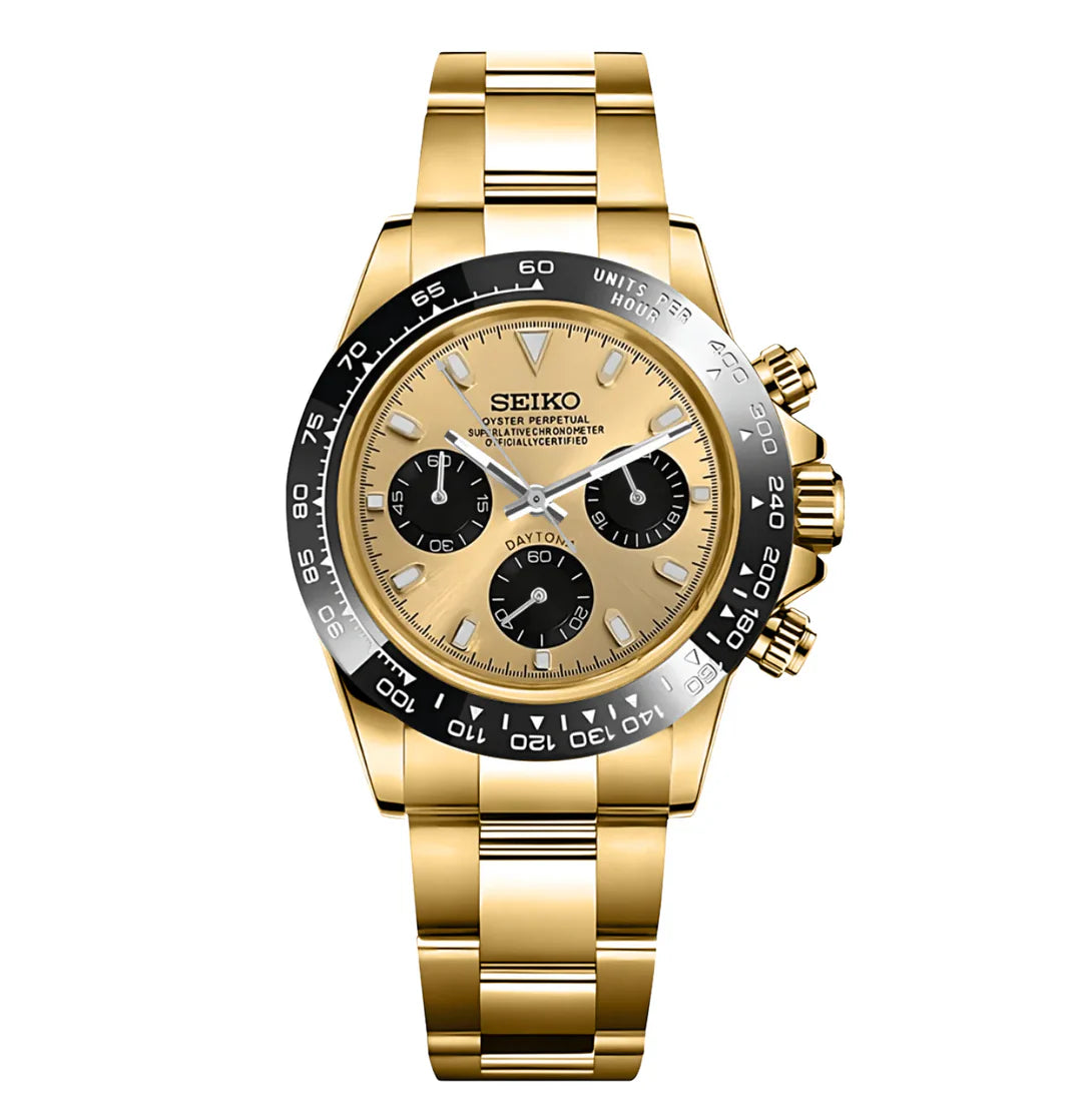 Seiko Daytona Mod – Full Gold