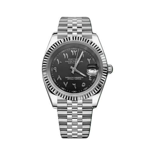 Seiko Datejust Mod – Black Arabic Dial