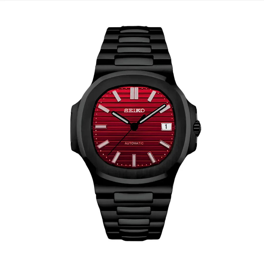 Seiko Nautilus Mod – Red Dial