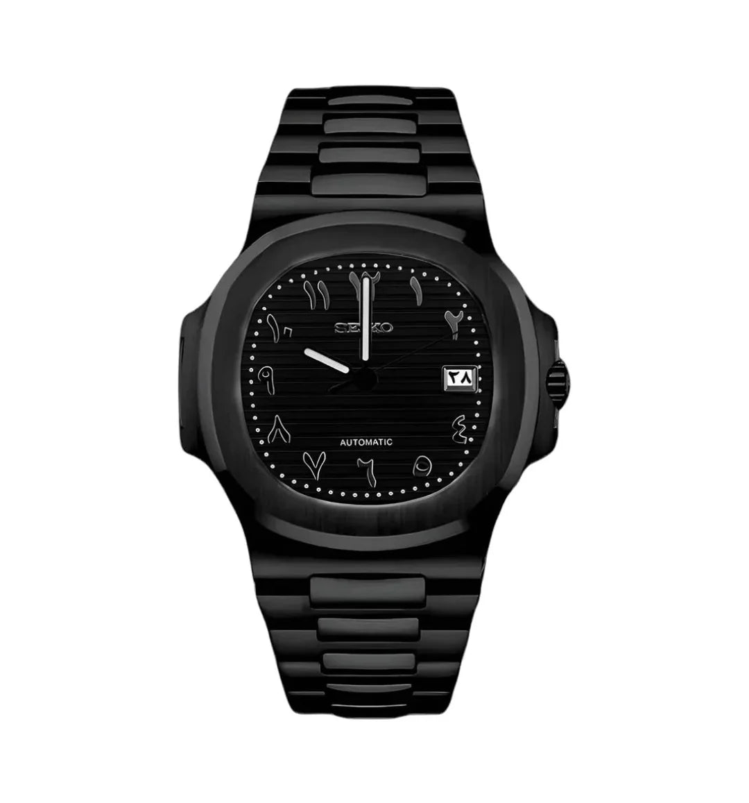 Seiko Nautilus Mod – Black Arabic Day-Date
