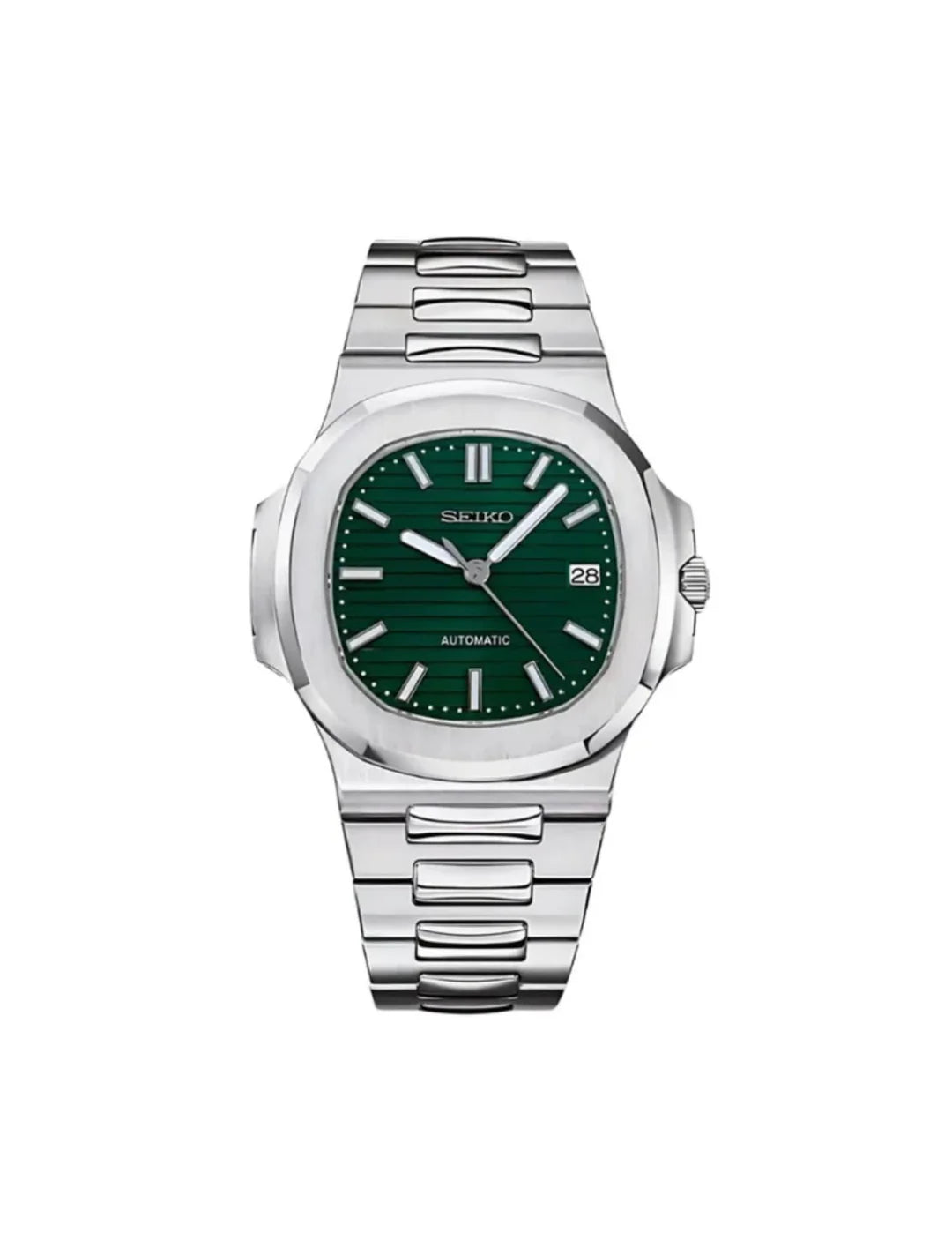 Seiko Nautilus Mod – Green Dial Date