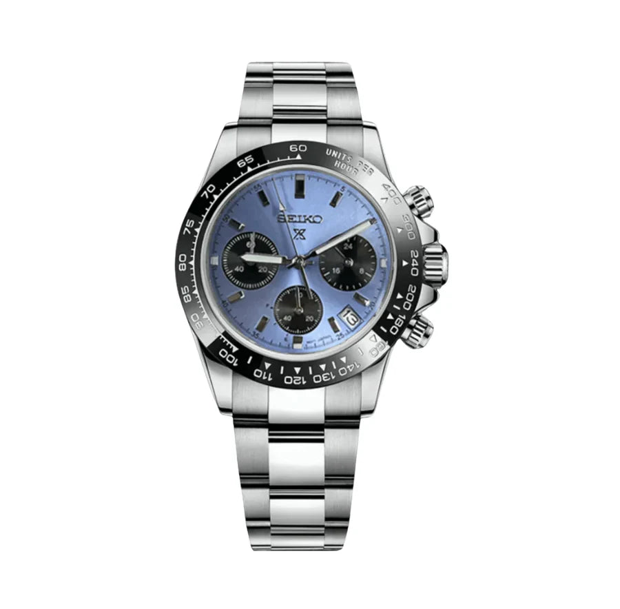 Seiko Daytona Mod – Blue Steel