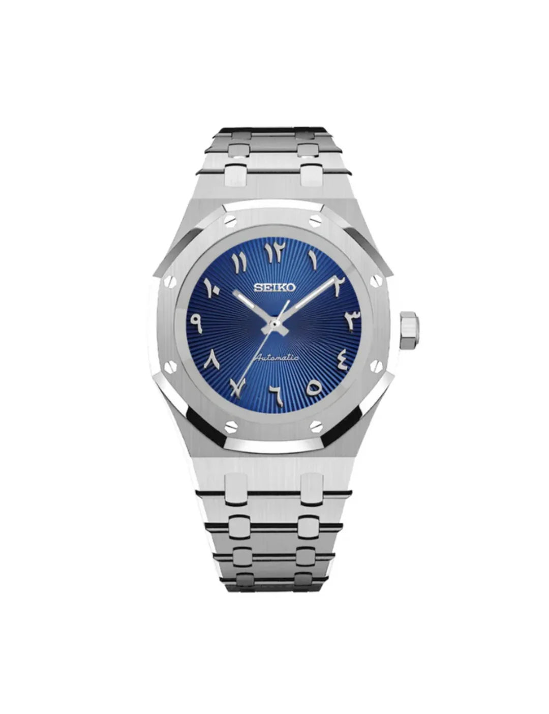 Seiko Royal Oak Mod – Blue Arabic Dial