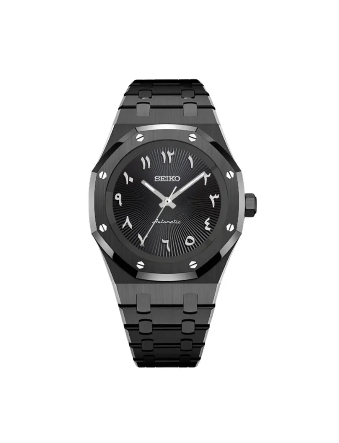 Seiko Royal Oak Mod – Blackout Arabic Dial