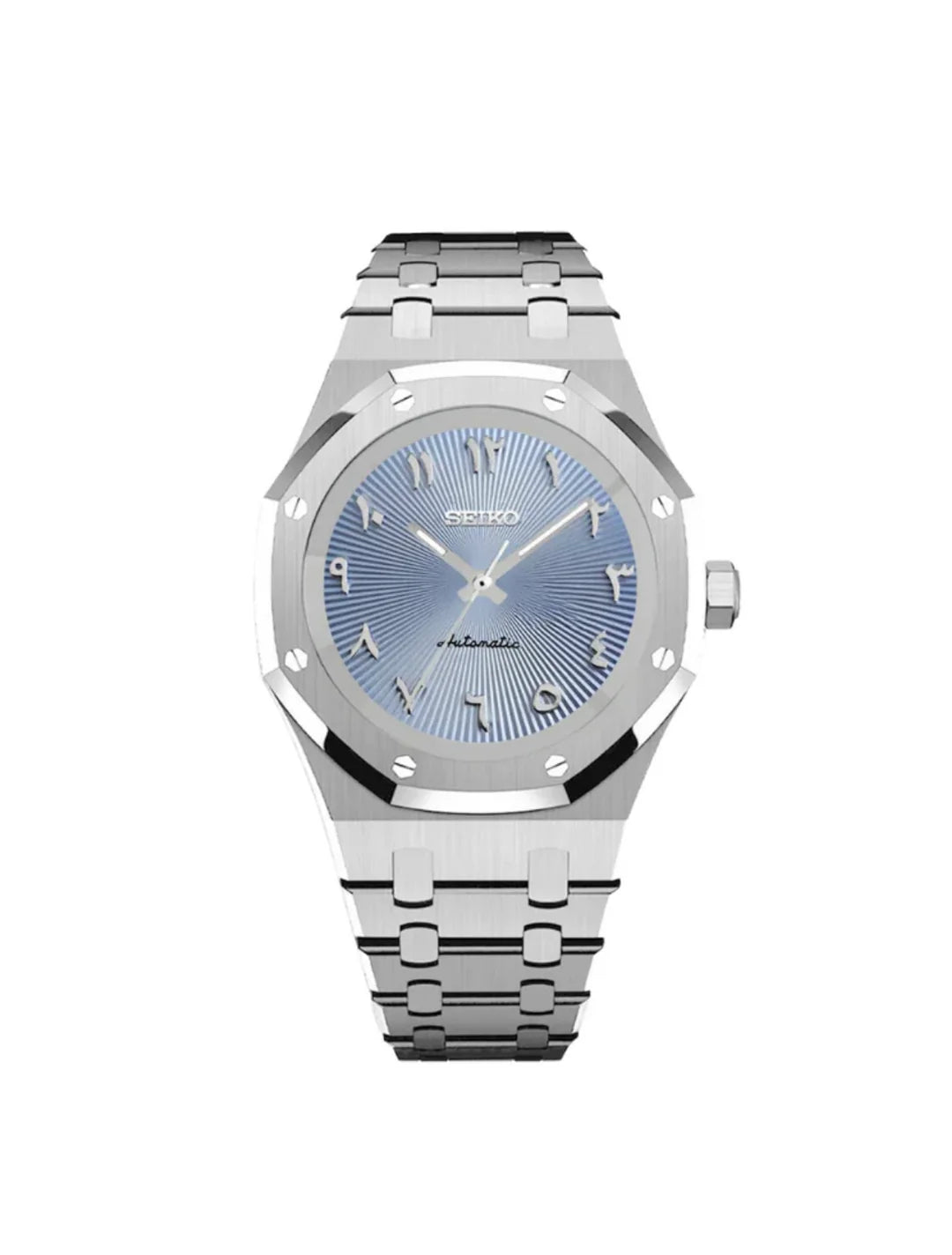 Seiko Royal Oak Mod – Blue Arabic Dial